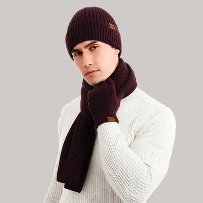 ArcticGent™ Winterset voor Heren – Muts, Sjaal & Handschoenen