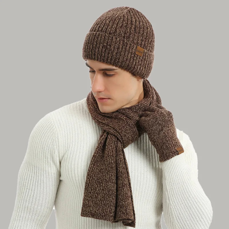 ArcticGent™ Winterset voor Heren – Muts, Sjaal & Handschoenen