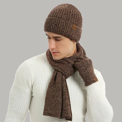 ArcticGent™ Winterset voor Heren – Muts, Sjaal & Handschoenen