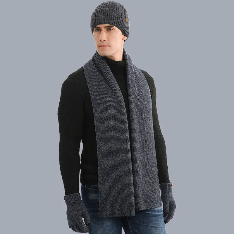 ArcticGent™ Winterset voor Heren – Muts, Sjaal & Handschoenen