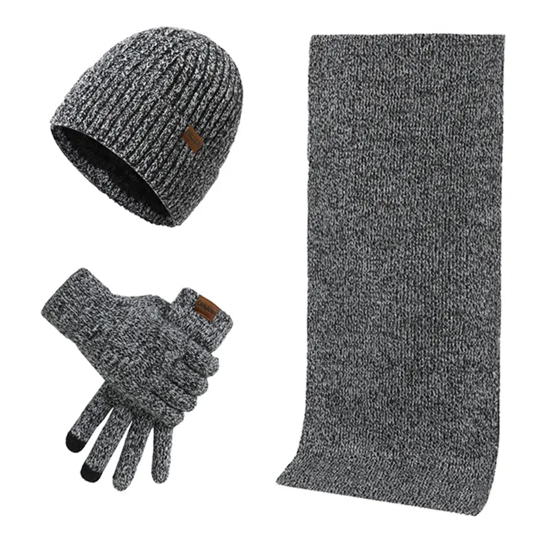 ArcticGent™ Winterset voor Heren – Muts, Sjaal & Handschoenen