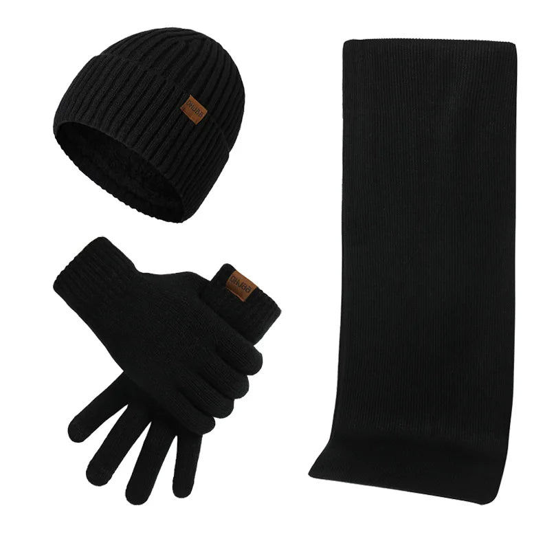 ArcticGent™ Winterset voor Heren – Muts, Sjaal & Handschoenen