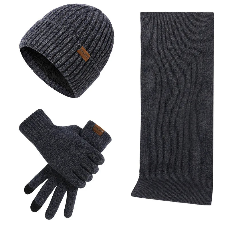 ArcticGent™ Winterset voor Heren – Muts, Sjaal & Handschoenen