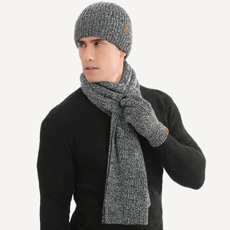 ArcticGent™ Winterset voor Heren – Muts, Sjaal & Handschoenen