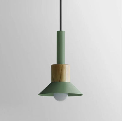 Hanglamp Metaal Hout Modern E27 Design