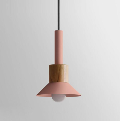 Hanglamp Metaal Hout Modern E27 Design