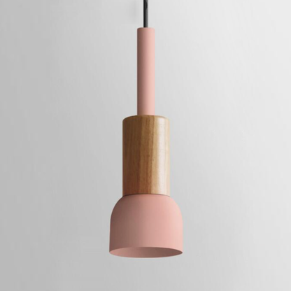 Hanglamp Metaal Hout Modern E27 Design