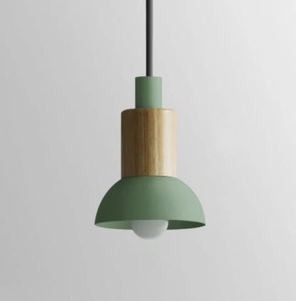 Hanglamp Metaal Hout Modern E27 Design