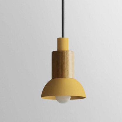 Hanglamp Metaal Hout Modern E27 Design