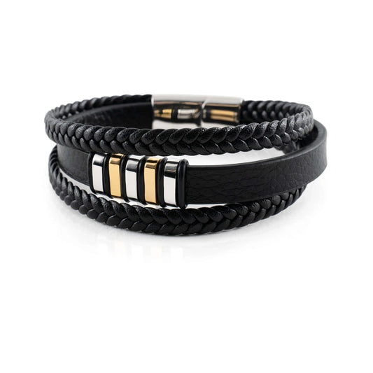 Leren Armband voor Mannen - Stijlvol en Robuust Leer - Velinix