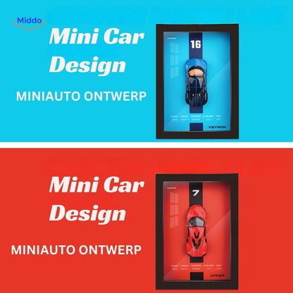 3D Wandrahmen Auto Kunst voor Stijlvolle Muren