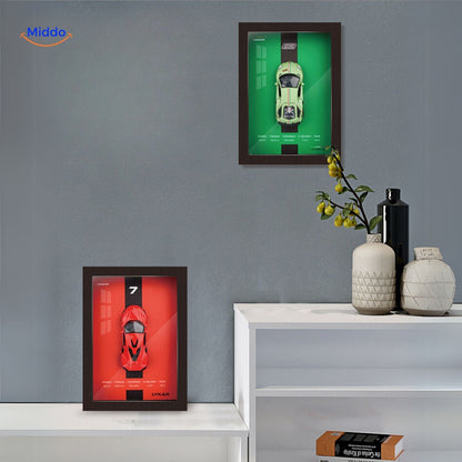 3D Wandrahmen Auto Kunst voor Stijlvolle Muren