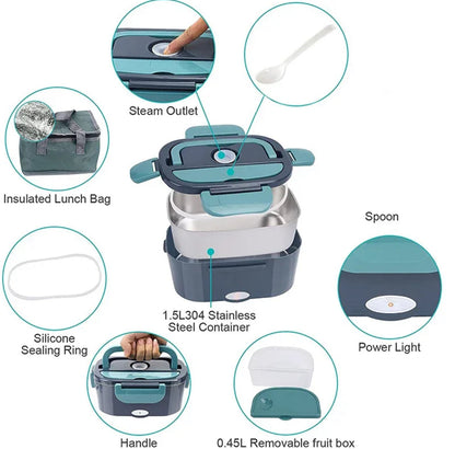 Beheizbare Lunchbox voor Warme Maaltijden