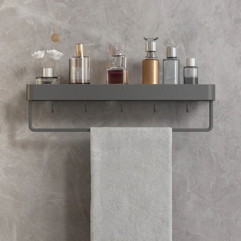 Wandrek Badkamer Aluminium Opbergrek Modern Design