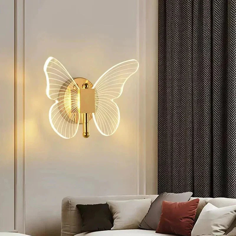 Vlinder Wandlamp LED Uniek Design Modern Interieur