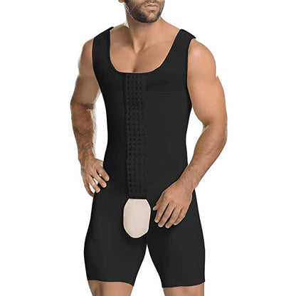 Heren Compressiepak Ademend Body Shaper voor Onder Kleding