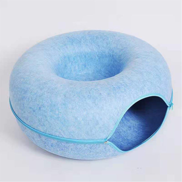 Kattenbed Pluche 50cm Diameter Antislip en Zacht