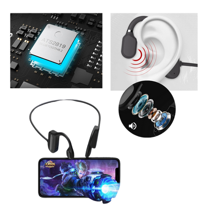 Wireless Hoofdtelefoon met Microfoon
