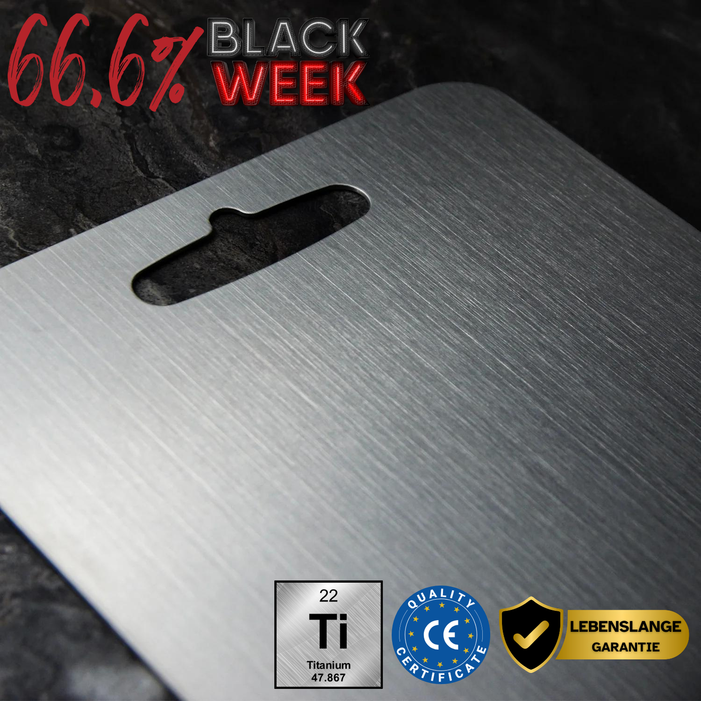 Titanium Snijplank Duurzaam en Veelzijdig