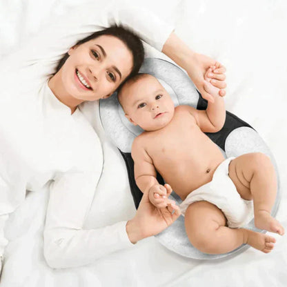 BabyEase Ergonomisch Kussen – Voorkomt Plat Hoofdje (0–6 Mnd) 4