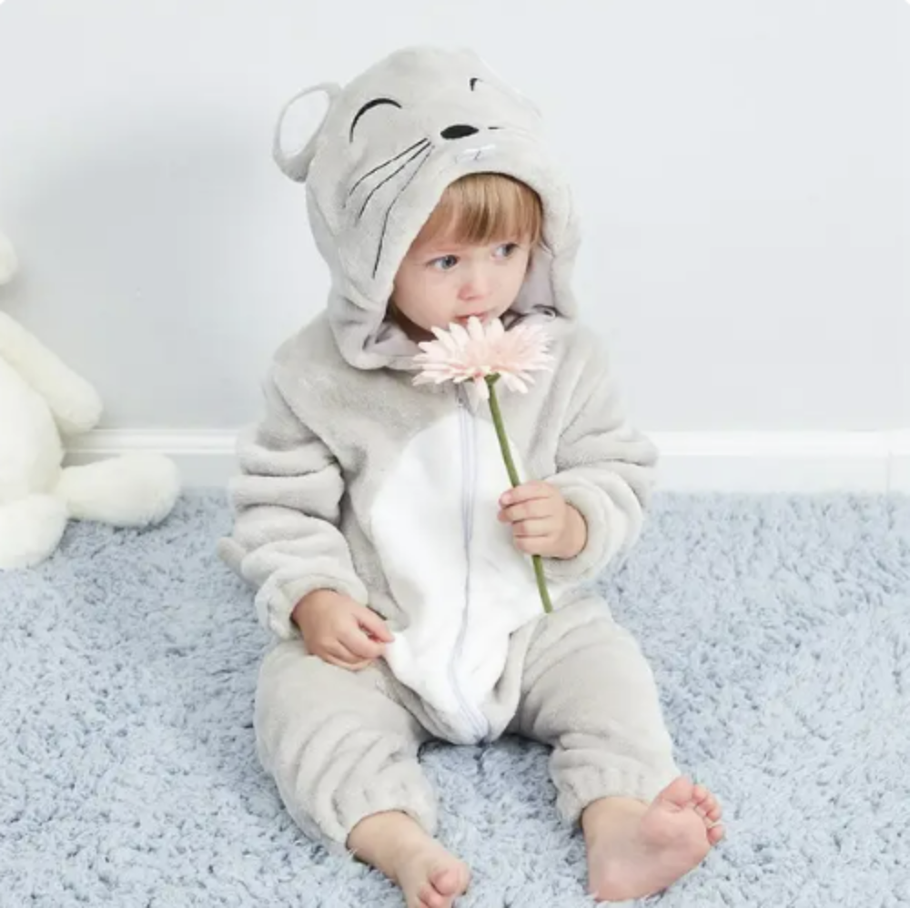 Baby Onesie Dierenkostuum Zacht Katoen voor Baby