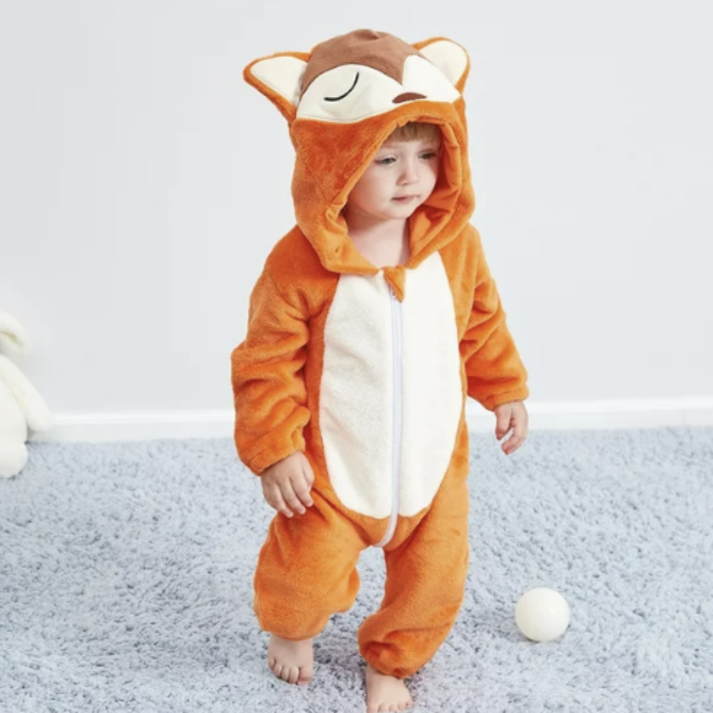 Baby Onesie Dierenkostuum Zacht Katoen voor Baby