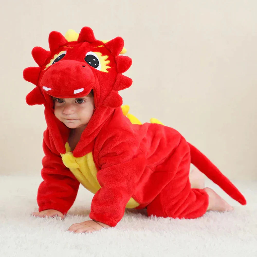 Baby Onesie Dierenkostuum Zacht Katoen voor Baby
