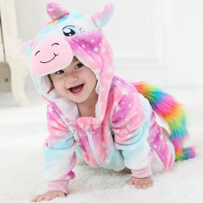 Baby Onesie Dierenkostuum Zacht Katoen voor Baby