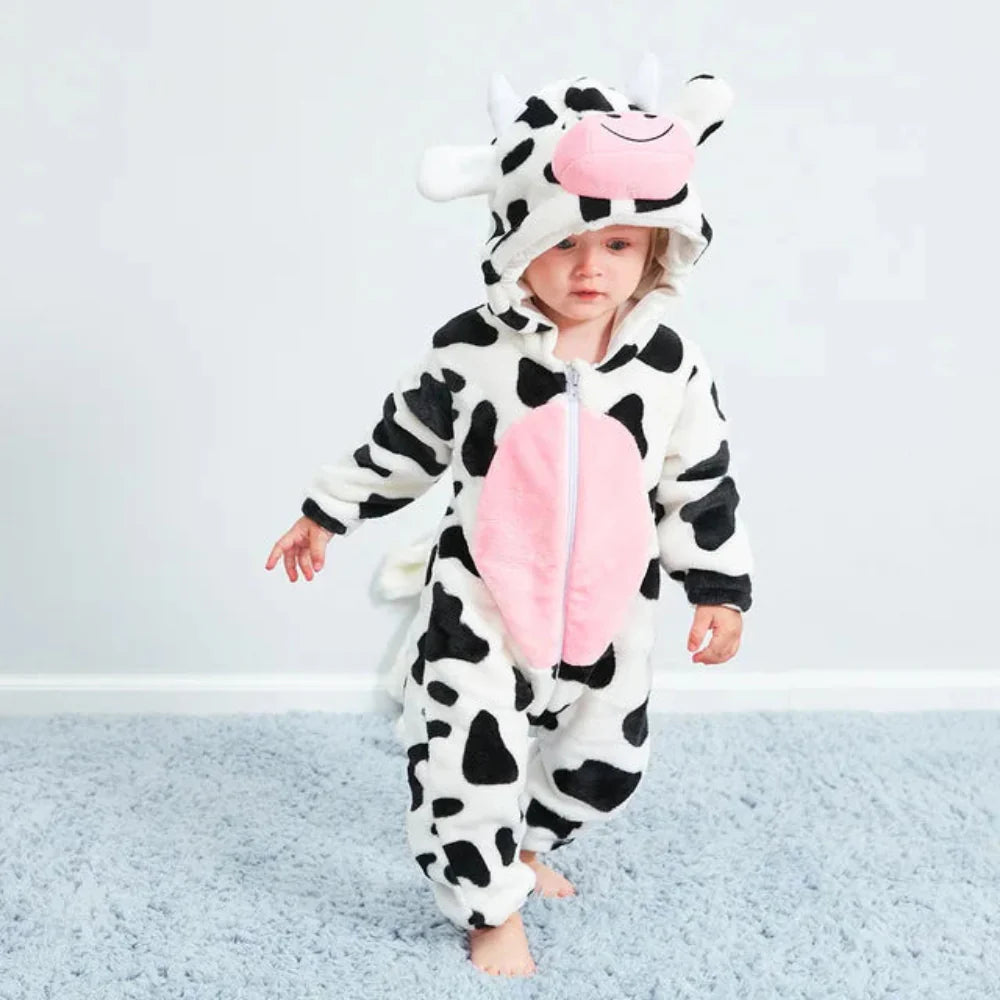 Baby Onesie Dierenkostuum Zacht Katoen voor Baby