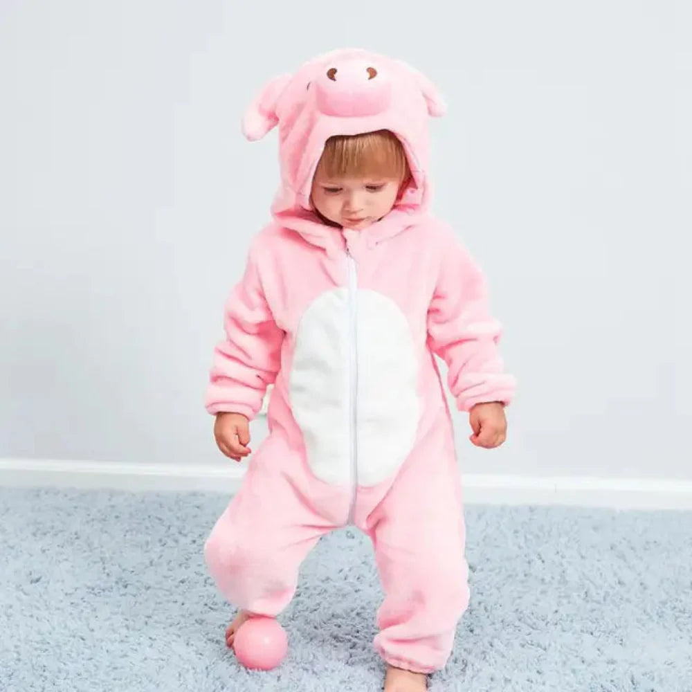 Baby Onesie Dierenkostuum Zacht Katoen voor Baby