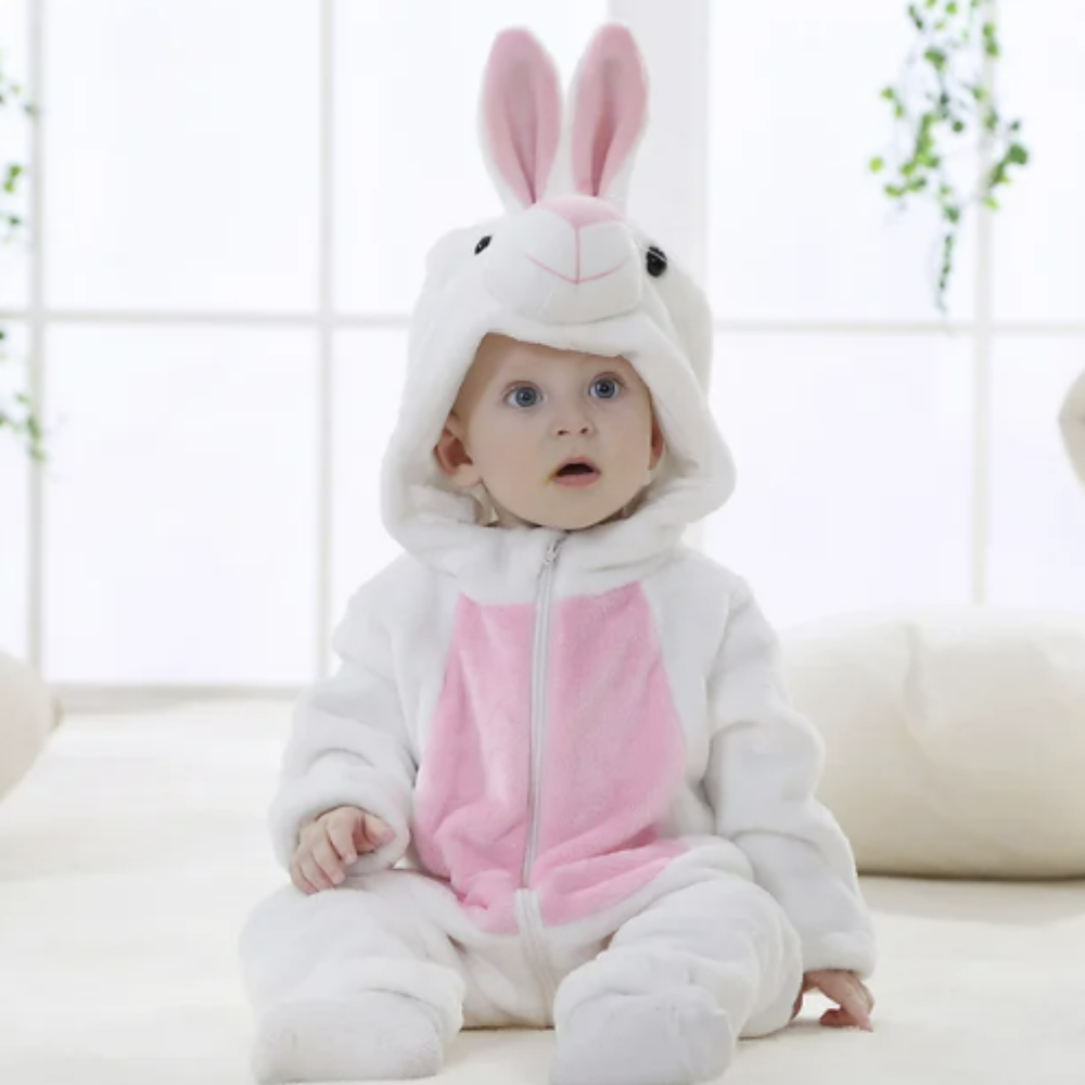 Baby Onesie Dierenkostuum Zacht Katoen voor Baby