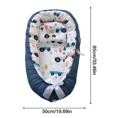 Baby Lounger voor Pasgeborenen – Draagbaar en Ademend Bedje