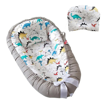 Baby Lounger voor Pasgeborenen – Draagbaar en Ademend Bedje