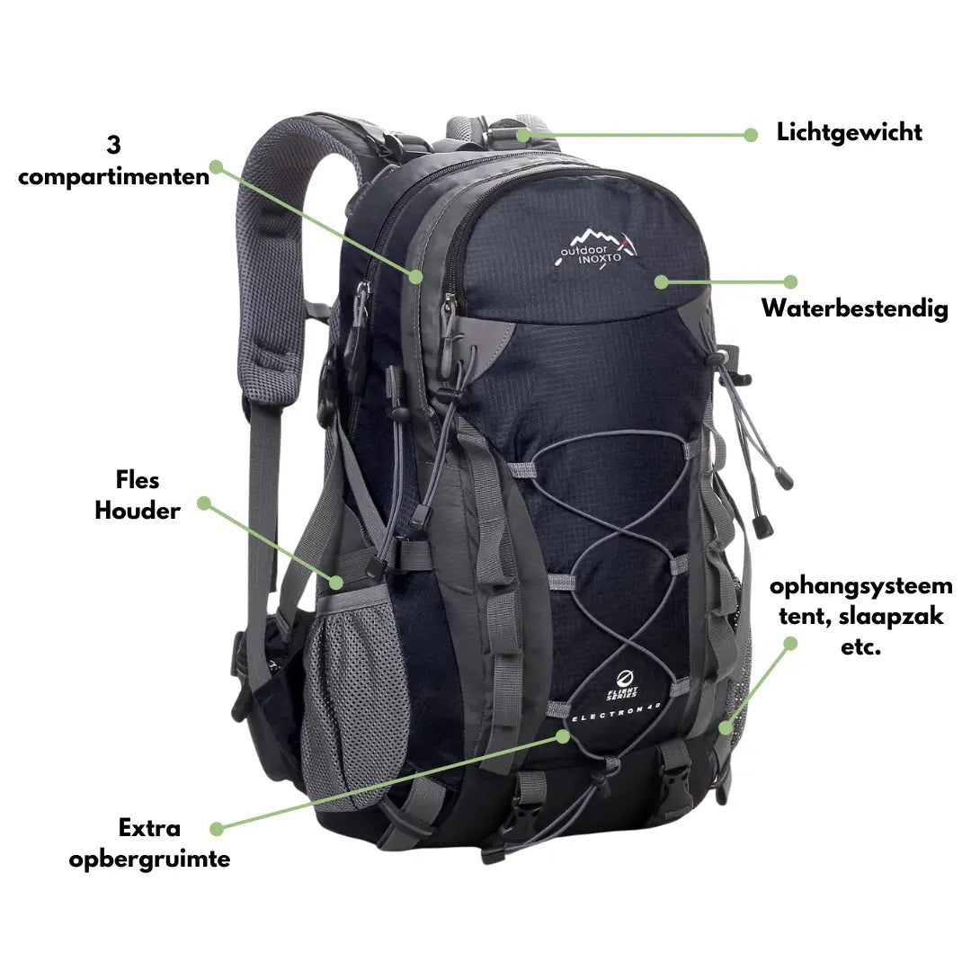 Trekking Rugzak met Ophangsysteem voor Outdoor