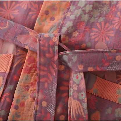 Zachte Katoenen Badjas voor Dames Vintage Stijl
