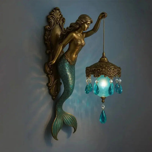 Zeemeermin Wandlamp Maritiem Design voor Sfeervolle Kamer - Velinix
