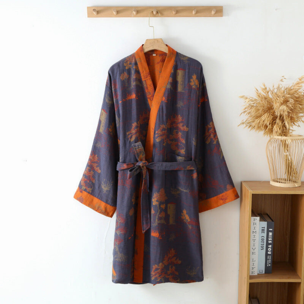 Kimono Badjas van Katoen Comfortabel en Ademend voor Thuis