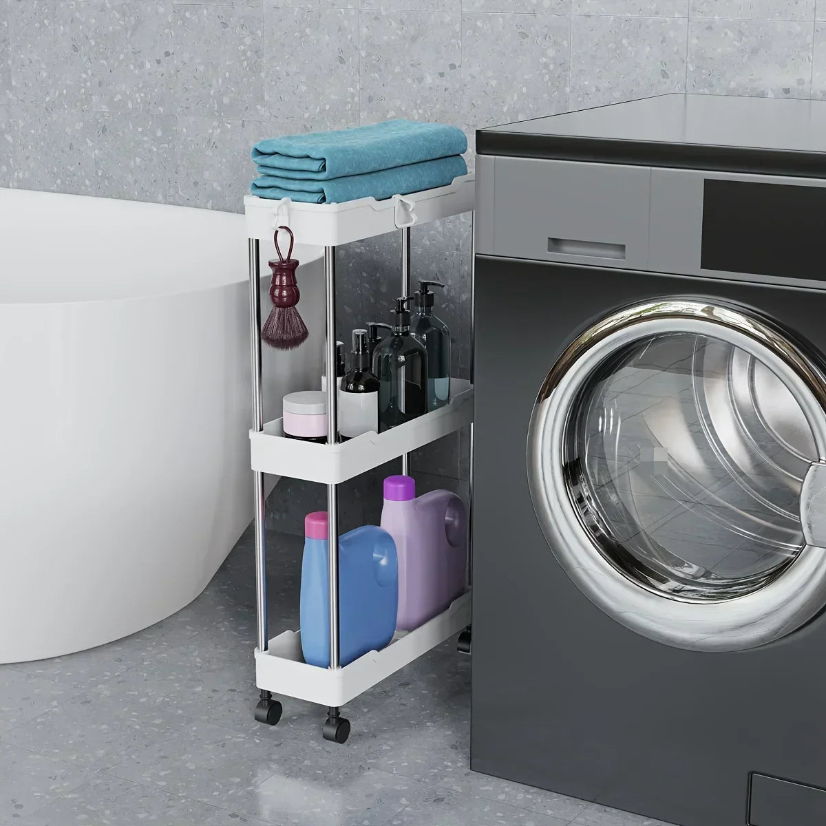 Badkamer en Keuken Opbergrek met Strak Design