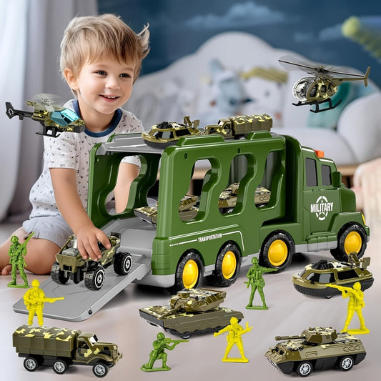 Militair Speelgoedset met Geluid en Voertuigen voor Kinderen - Velinix