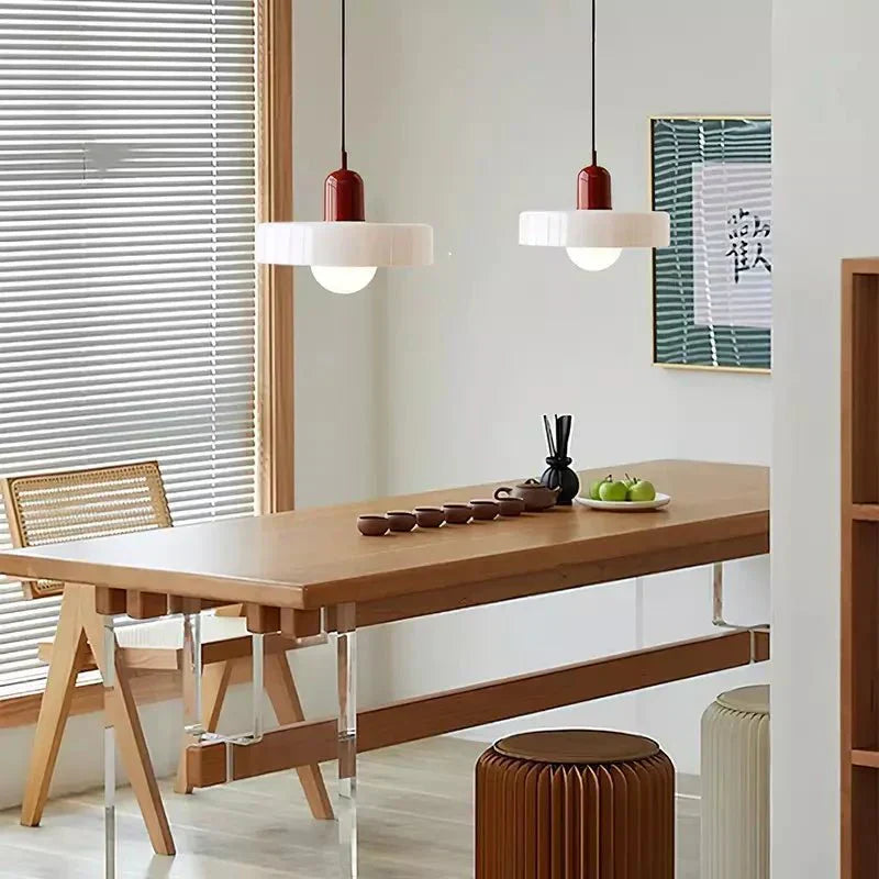 Kleurrijke Hanglamp Modern Glazen Design voor Woonkamer