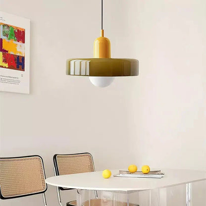 Kleurrijke Hanglamp Modern Glazen Design voor Woonkamer