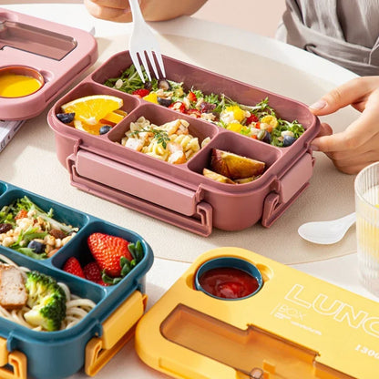 Bento Box 1300ML met Bestek voor Kinderen en Studenten