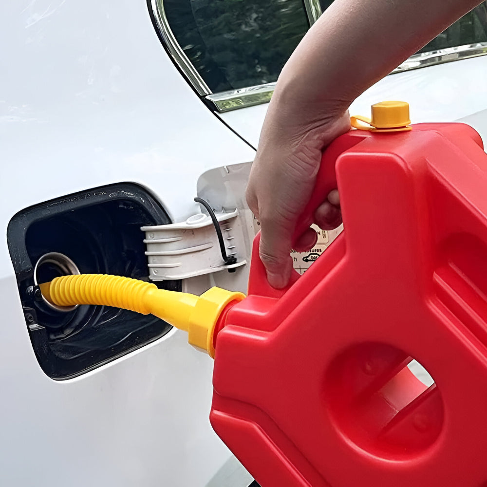 Benzinekan met Flexibele Tuit voor Lekvrij Bijvullen - Velinix