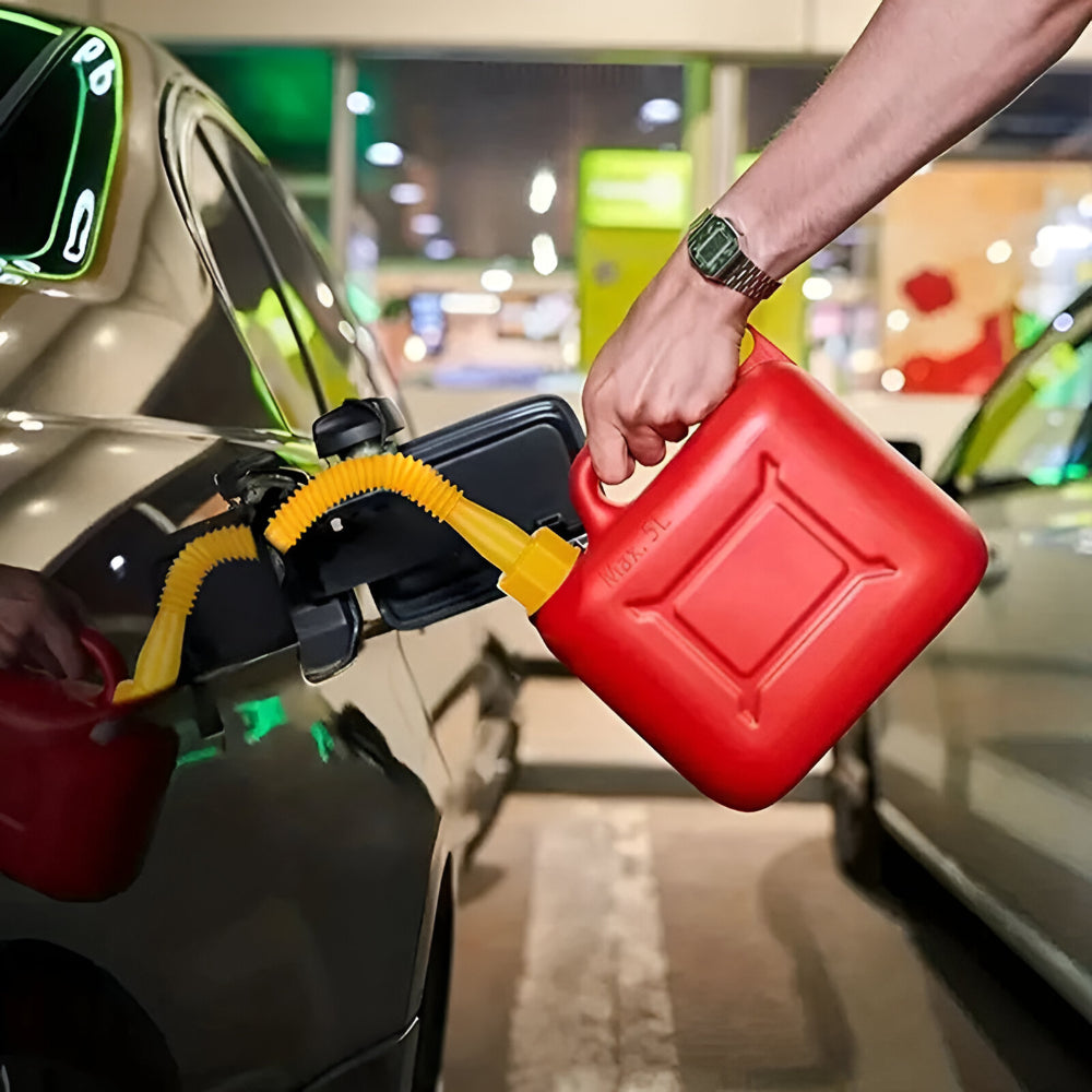 Benzinekan met Flexibele Tuit voor Lekvrij Bijvullen