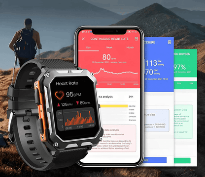Militair Herenhorloge Waterdicht Stevig Chronograaf