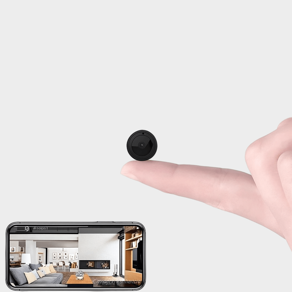 Wifi Beveiligingscamera Mini met Nachtzicht en Draadloze Bewaking - Velinix