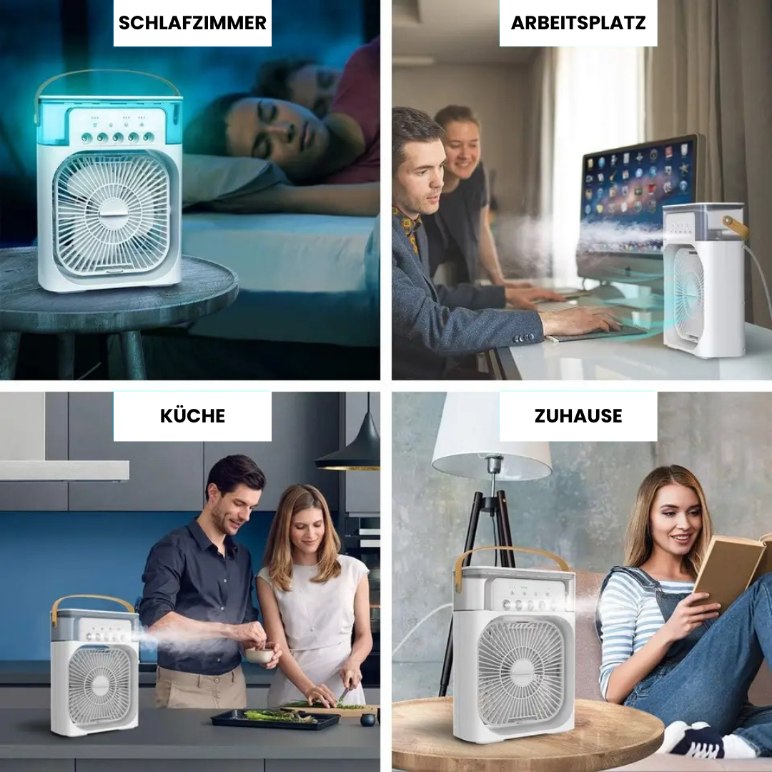 Draagbare Airco - Mini Verdampingskoeler met Accu en USB