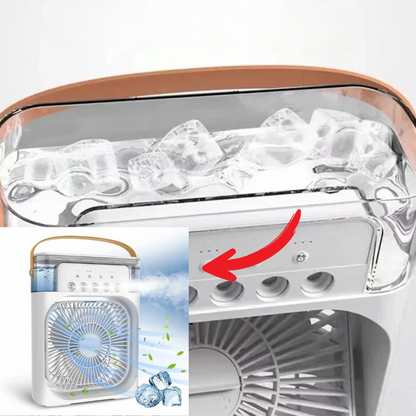 Draagbare Airco - Mini Verdampingskoeler met Accu en USB