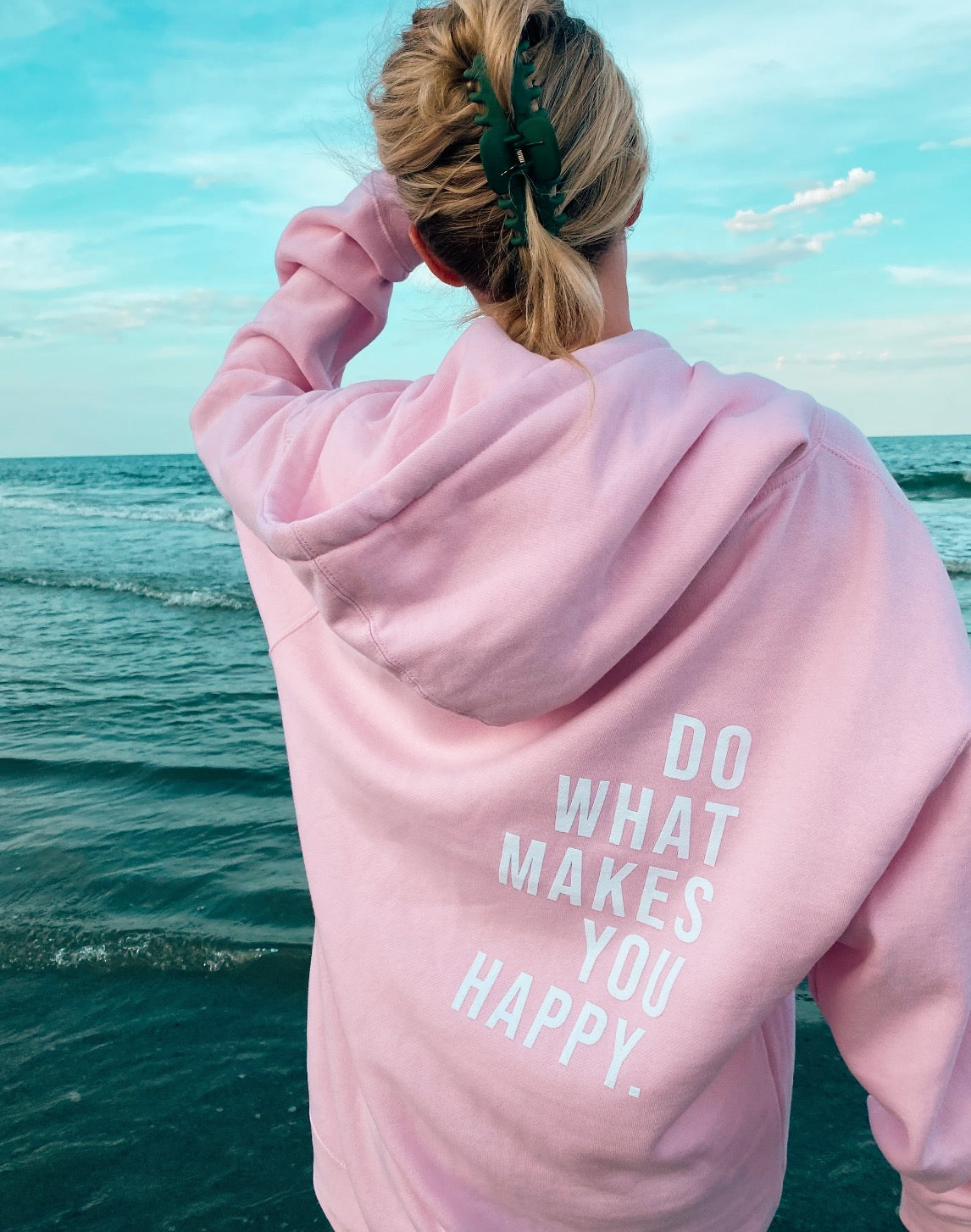 Dames Hoodie Zachte Katoenmix met Letterprint - Velinix