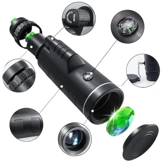 Draagbare Nachtzicht Monoculair Luxe Vision Compact - Velinix